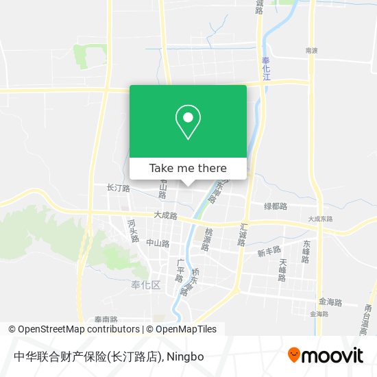 中华联合财产保险(长汀路店) map