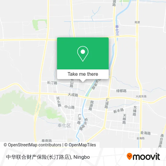中华联合财产保险(长汀路店) map