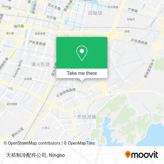 天裕制冷配件公司 map