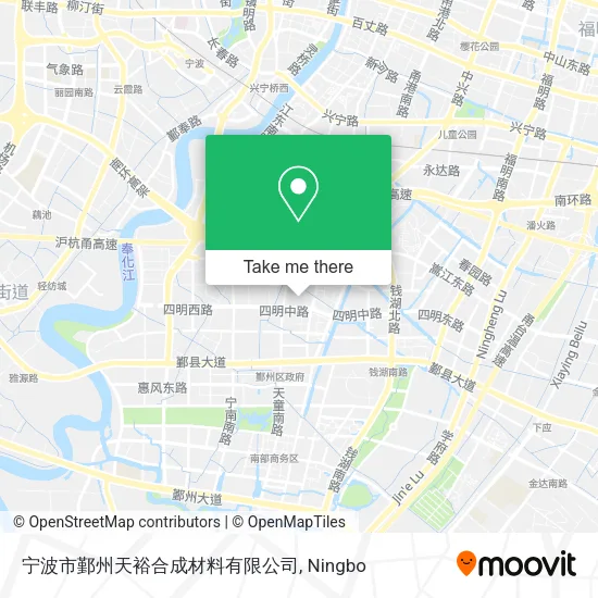 宁波市鄞州天裕合成材料有限公司 map