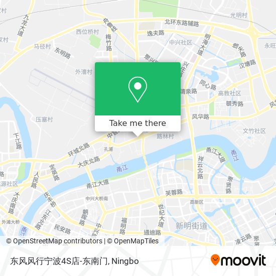 东风风行宁波4S店-东南门 map