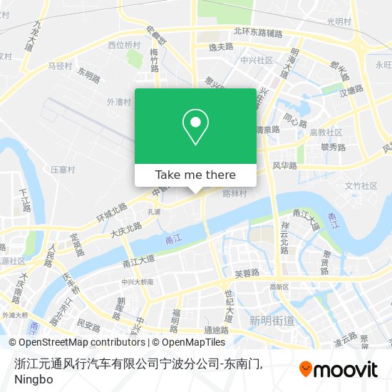 浙江元通风行汽车有限公司宁波分公司-东南门 map