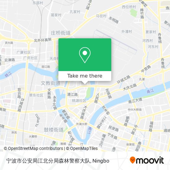 宁波市公安局江北分局森林警察大队 map