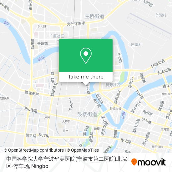 中国科学院大学宁波华美医院(宁波市第二医院)北院区-停车场 map