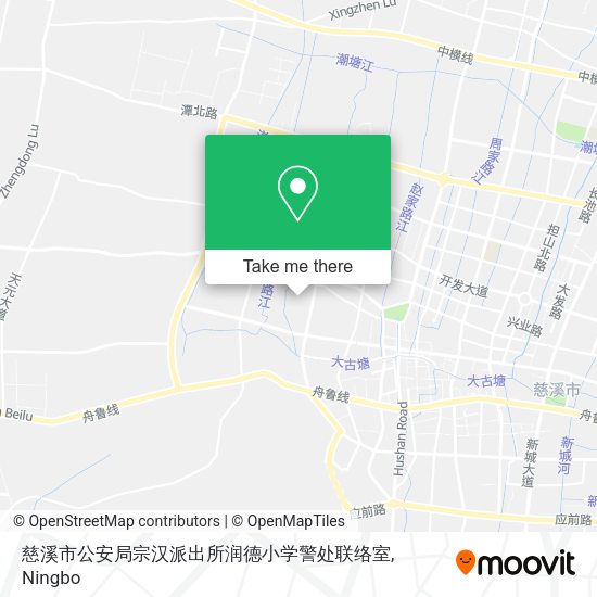 慈溪市公安局宗汉派出所润德小学警处联络室 map