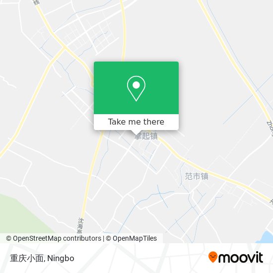 重庆小面 map