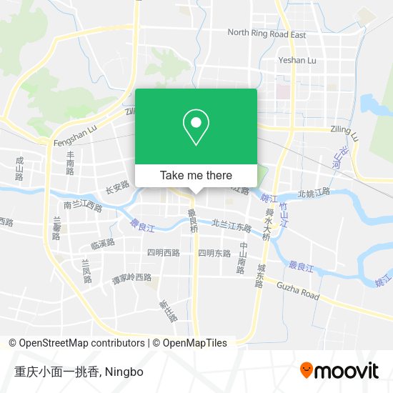 重庆小面一挑香 map