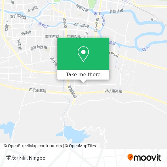 重庆小面 map