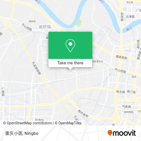重庆小面 map