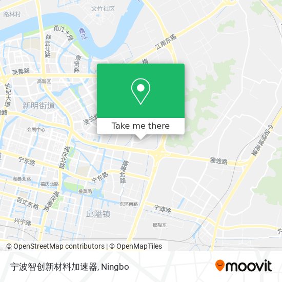 宁波智创新材料加速器 map
