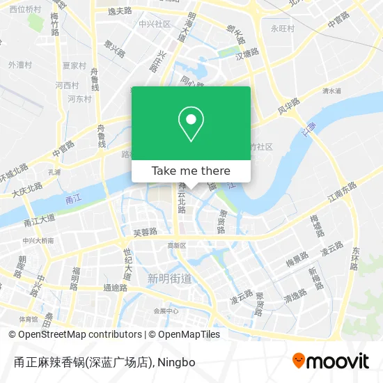 甬正麻辣香锅(深蓝广场店) map