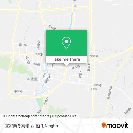 宜家商务宾馆-西北门 map