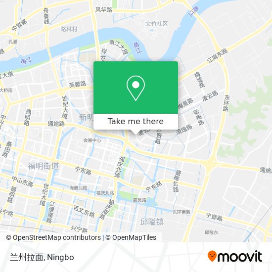 兰州拉面 map