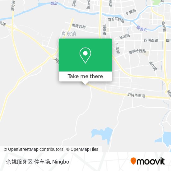 余姚服务区-停车场 map