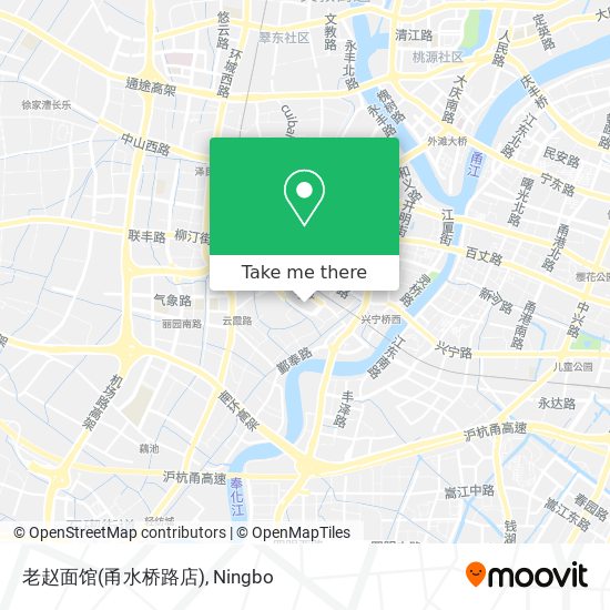 老赵面馆(甬水桥路店) map