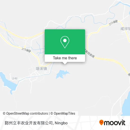 鄞州立丰农业开发有限公司 map