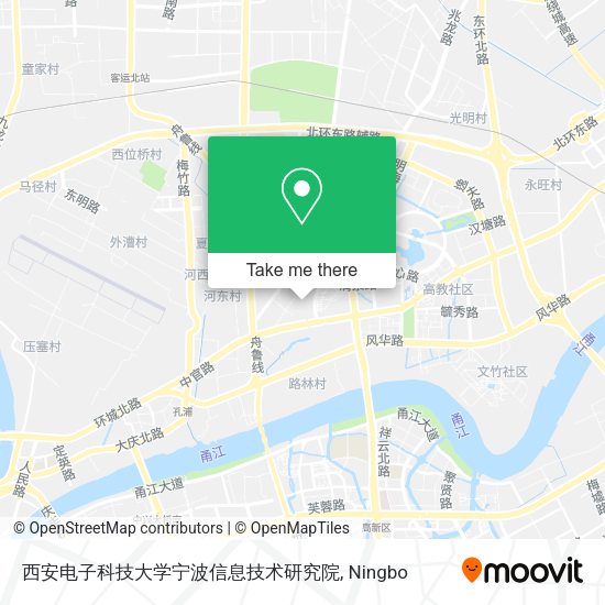 西安电子科技大学宁波信息技术研究院 map