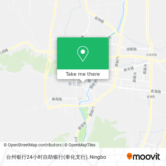 台州银行24小时自助银行(奉化支行) map