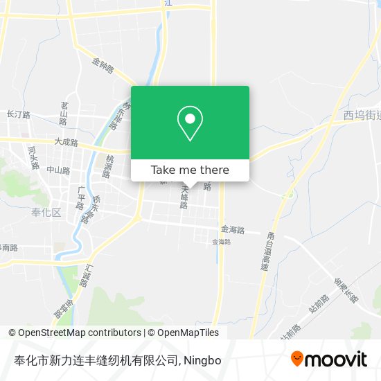 奉化市新力连丰缝纫机有限公司 map