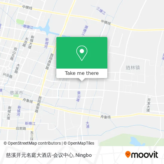 慈溪开元名庭大酒店-会议中心 map