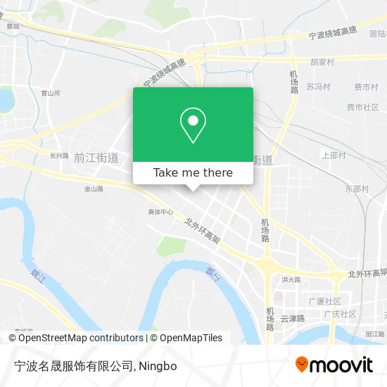 宁波名晟服饰有限公司 map