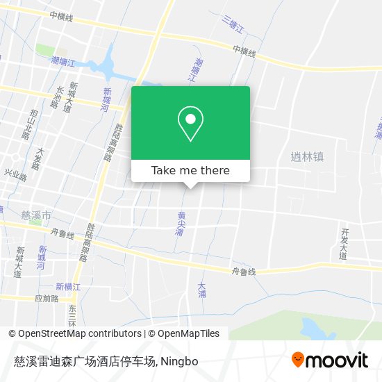 慈溪雷迪森广场酒店停车场 map