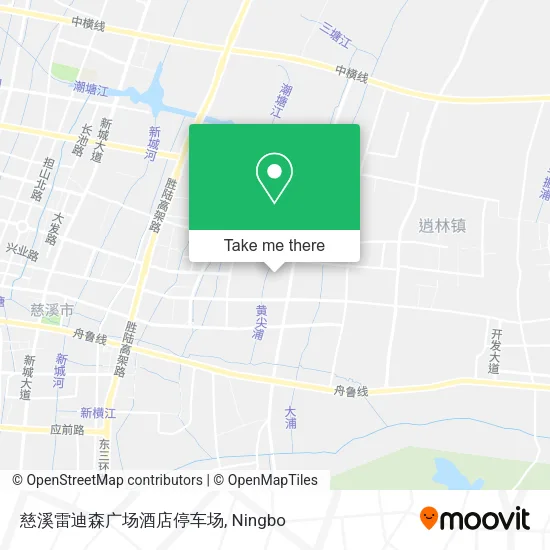 慈溪雷迪森广场酒店停车场 map