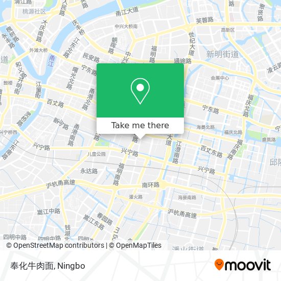 奉化牛肉面 map