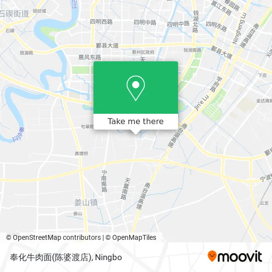 奉化牛肉面(陈婆渡店) map