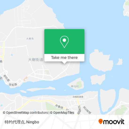 特约代理点 map
