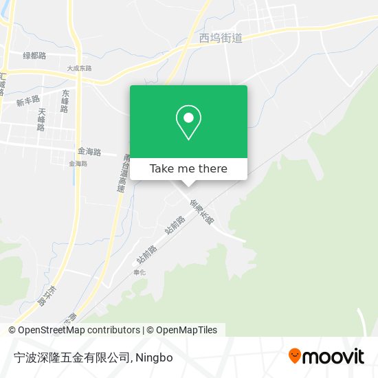 宁波深隆五金有限公司 map