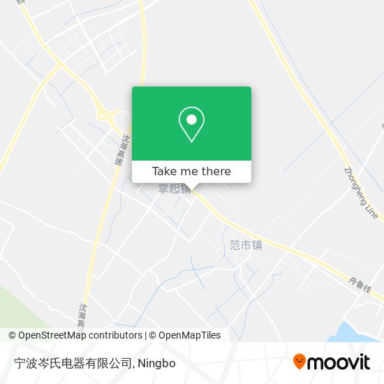 宁波岑氏电器有限公司 map