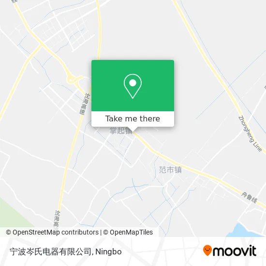 宁波岑氏电器有限公司 map