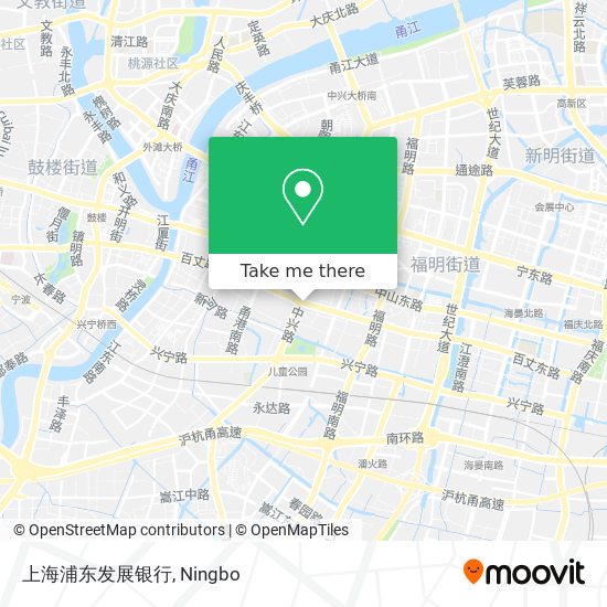 上海浦东发展银行 map