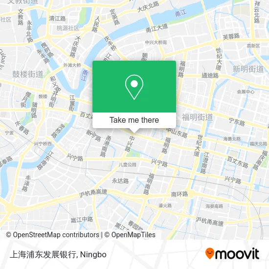 上海浦东发展银行 map