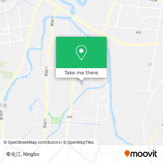 奉化江 map