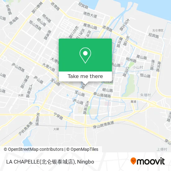 LA CHAPELLE(北仑银泰城店) map