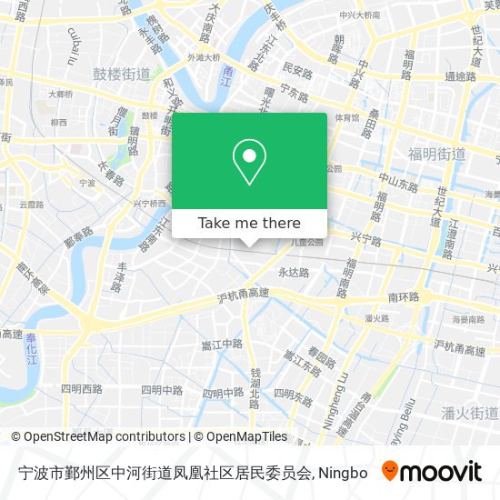 宁波市鄞州区中河街道凤凰社区居民委员会 map