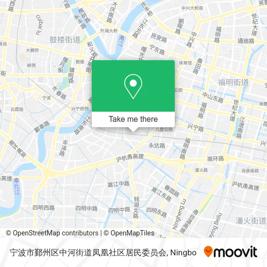 宁波市鄞州区中河街道凤凰社区居民委员会 map