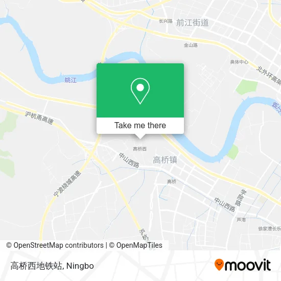 高桥西地铁站 map