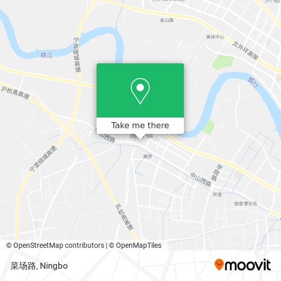 菜场路 map