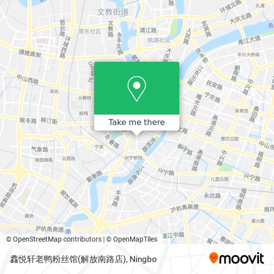 馫悦轩老鸭粉丝馆(解放南路店) map