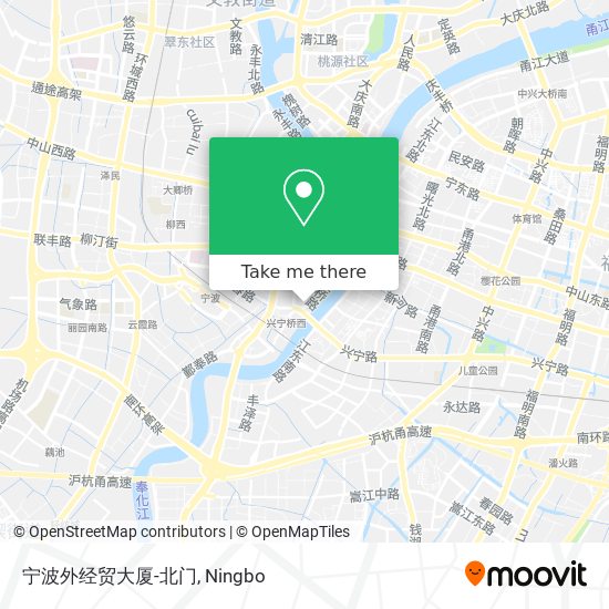 宁波外经贸大厦-北门 map