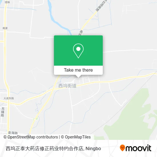 西坞正泰大药店修正药业特约合作店 map