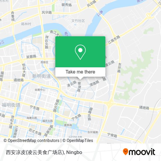 西安凉皮(凌云美食广场店) map