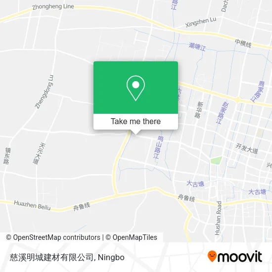慈溪明城建材有限公司 map