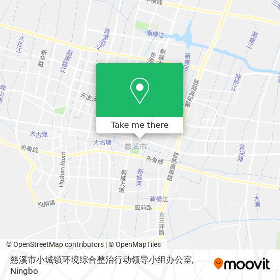 慈溪市小城镇环境综合整治行动领导小组办公室 map
