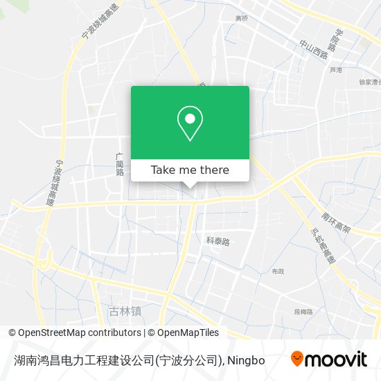 湖南鸿昌电力工程建设公司(宁波分公司) map