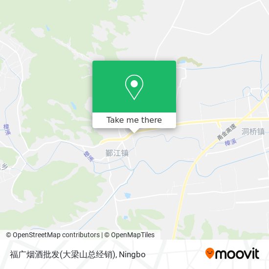 福广烟酒批发(大梁山总经销) map