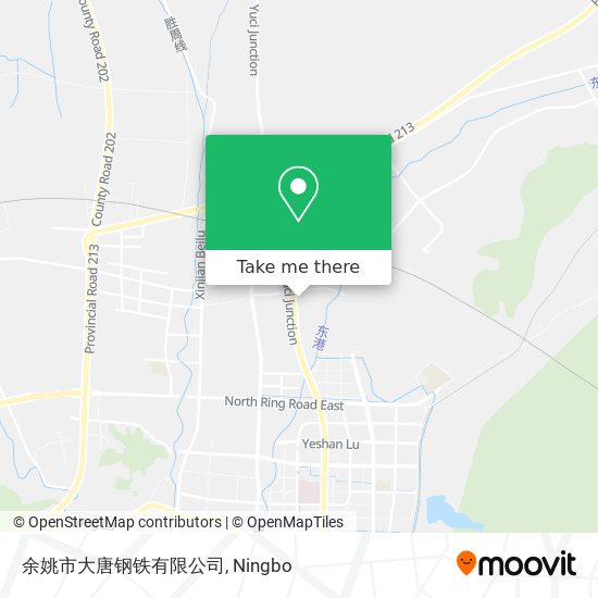 余姚市大唐钢铁有限公司 map